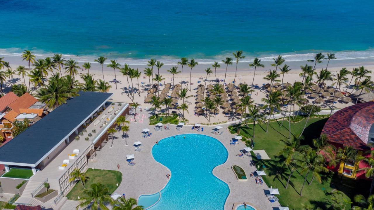 Caribe Deluxe Princess Πούντα Κάνα Εξωτερικό φωτογραφία Aerial view of the beach at the Iberostar Grand Hotel Bávaro